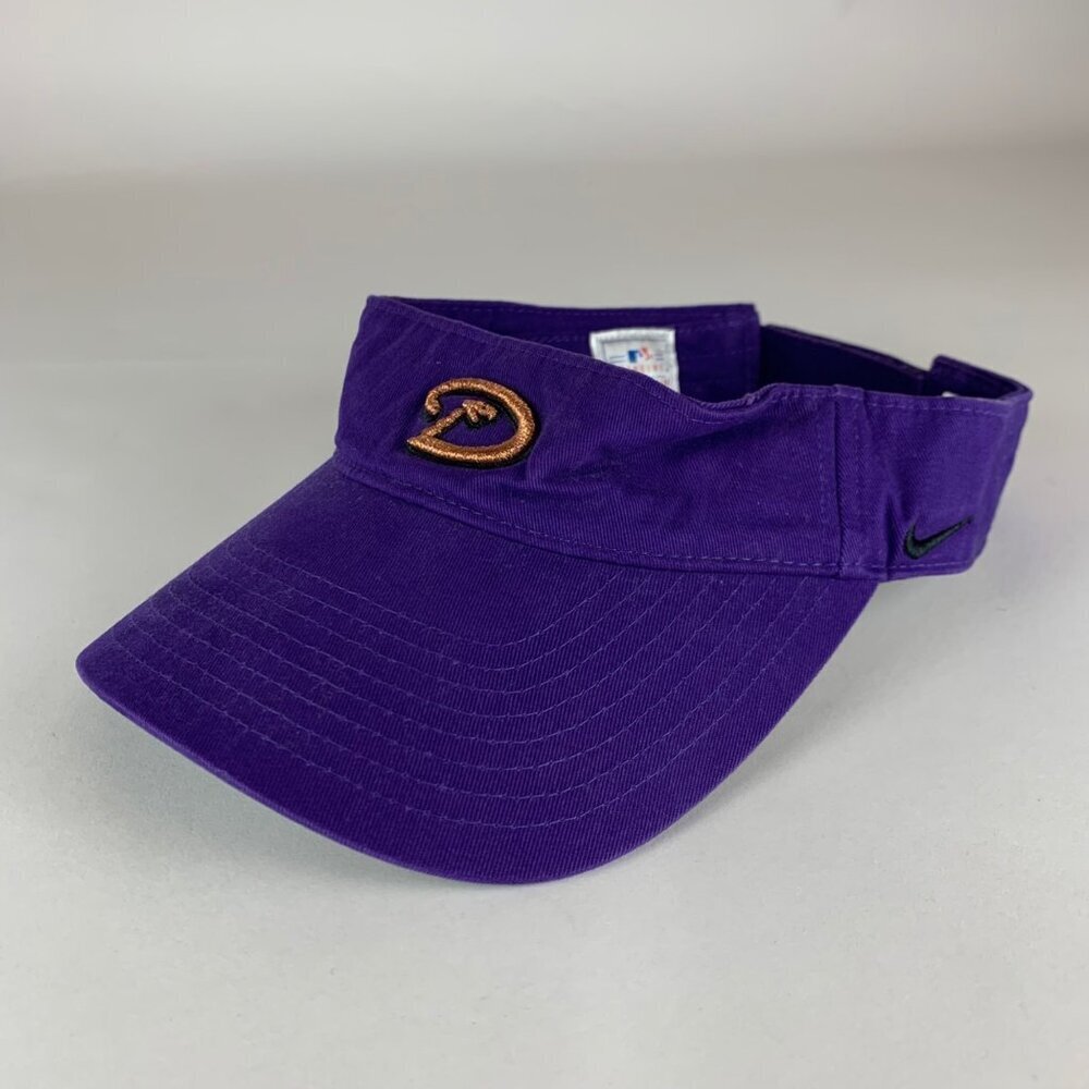 Arizona Diamondbacks MLB Vintage Purple Nike Strapback Adjustable Visor